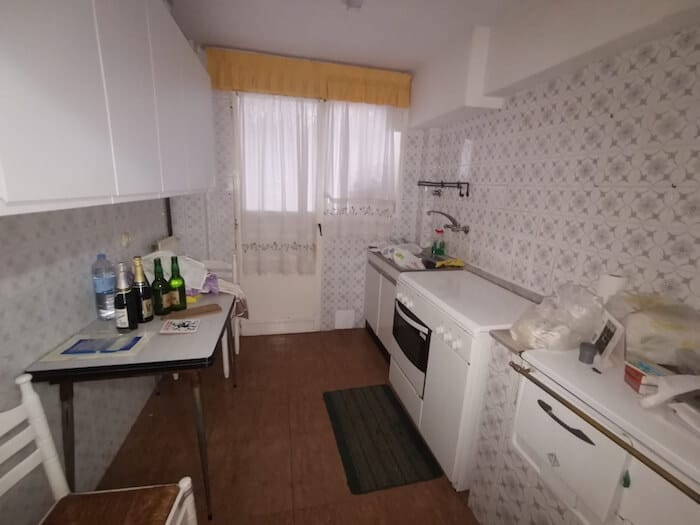 Cocina sin reformar del 2º proyecto.